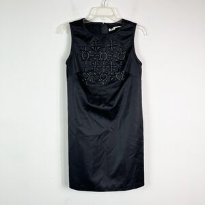 Leon Max NWT Black Limited Edition Studded Sleeveless Dress Size 2